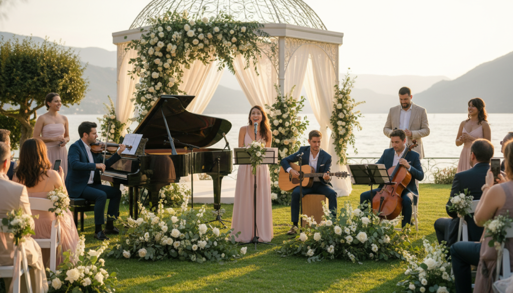 banda para cerimônia de casamento