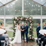 casamento externo em época de chuva